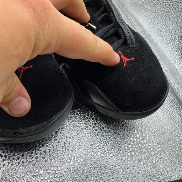 Size 8 Air Jordan 14 Retro Mens Black Red Athletic Shoes 311832-002 SEPARATION - Picture 9 of 11